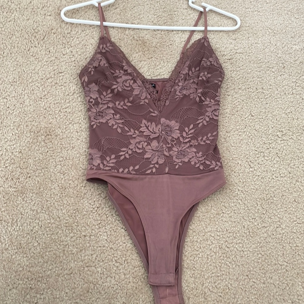 Urban Outfitters Purple Lace Bodysuit